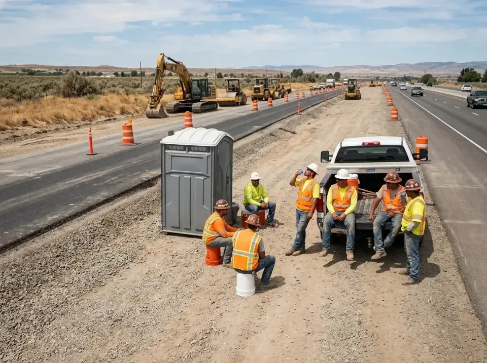 highway-road-construction-crew-007 — frequently asked questions, Porta Potty and Restroom Rentals in Heber, UT